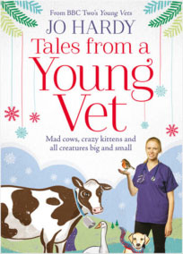 Front cover of the book 'Tales from a Young Vet'.